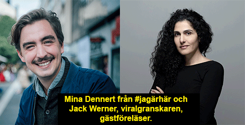 Jack Werner, fotograf Kate Gabor, och Mina Dennert, fotograf Jonatan Fernström.